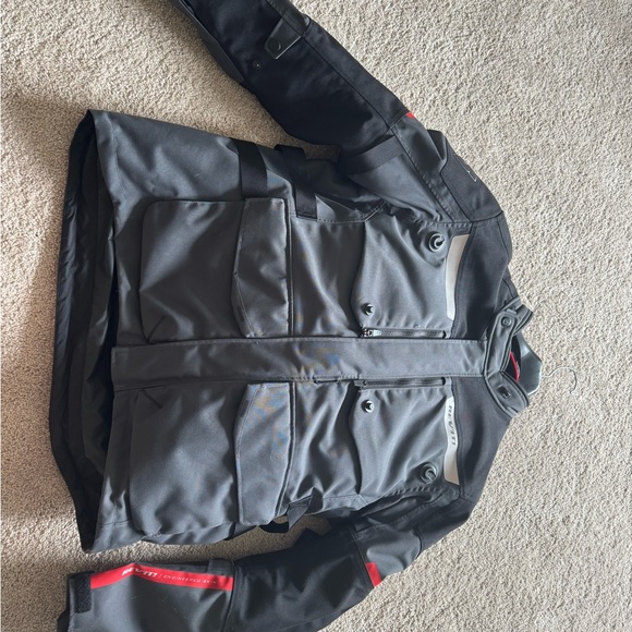 Black and Gray Motorcycle Jacket - Picture 2 of 14